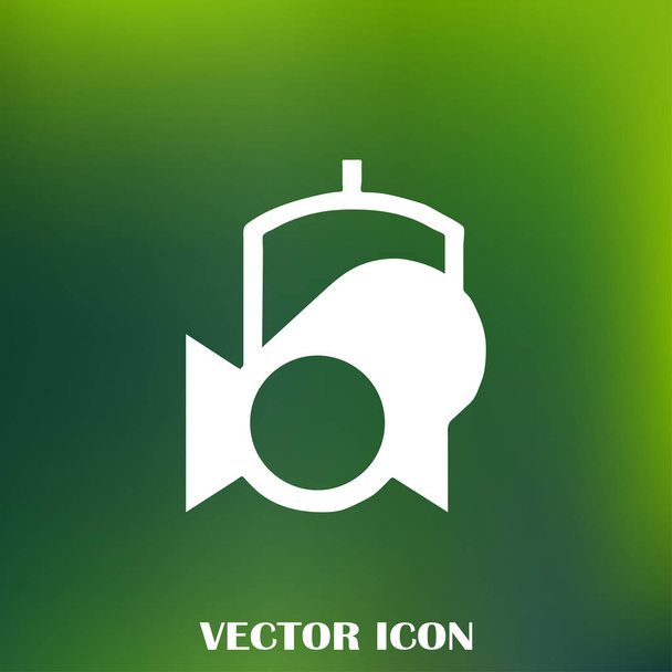 Spotlight Vektor Web-Ikone. - Vektor, Bild