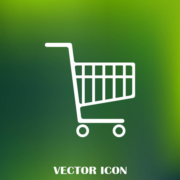 Shopping basket icon. vector illustration - Vector, Image