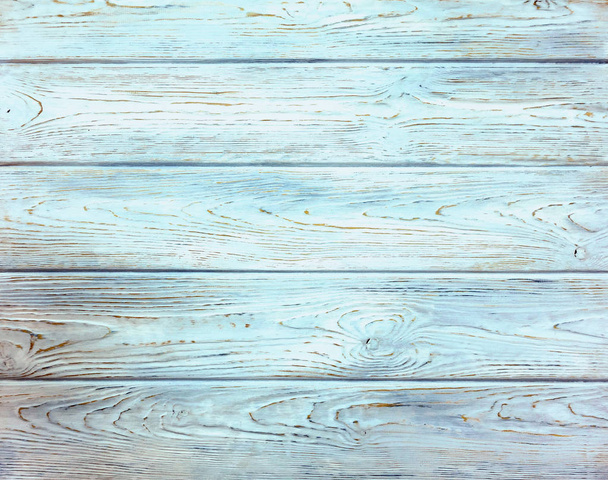 Wooden blue background texture old vintage aged  - Photo, Image
