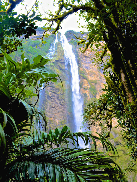 Gocta waterfall, 771m high. Chachapoyas, Amazonas, Peru - Photo, Image