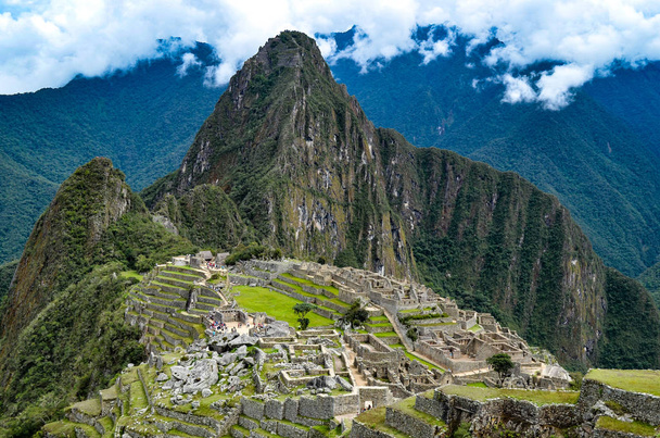 失われたインカの都市のマチュピチュ、クスコ、ペルー - 写真・画像