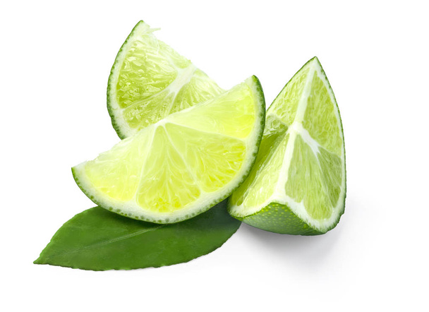  zielone limonki owoców cytrusowych  - Zdjęcie, obraz