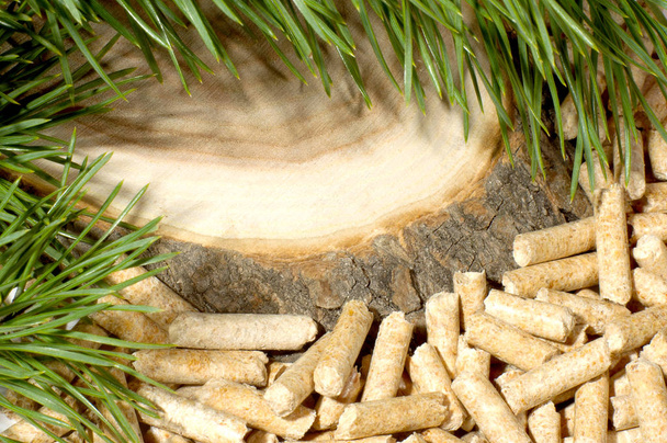Na dřevní pelety z biomasy - Fotografie, Obrázek