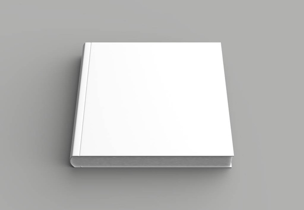 Blank Book Cover Isolated On White Stock Photo - Download Image