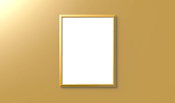 Quadro de imagem dourada
 - Foto, Imagem