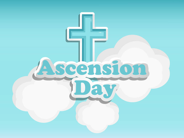 Illustration of background for Ascension Day - Vector, Image
