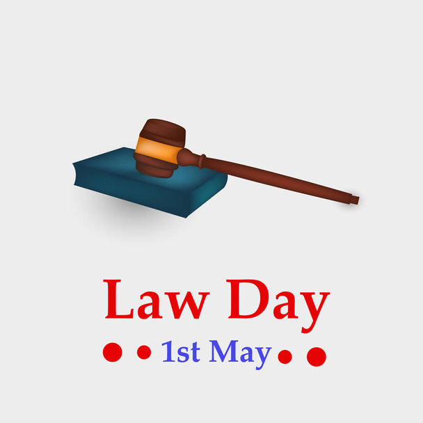 Illustration of USA Law Day background - Vector, Image