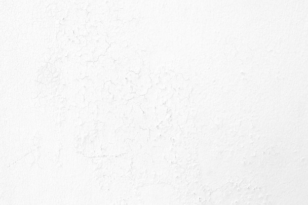 Beton Duvardaki Beyaz Soyulmuş Boya Arkaplanı. - Fotoğraf, Görsel