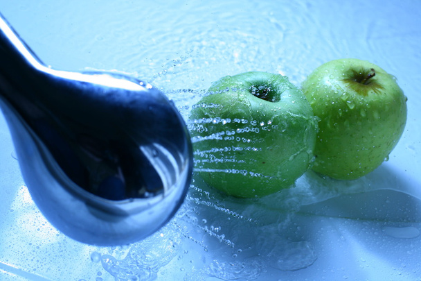 apple wash - Foto, Bild