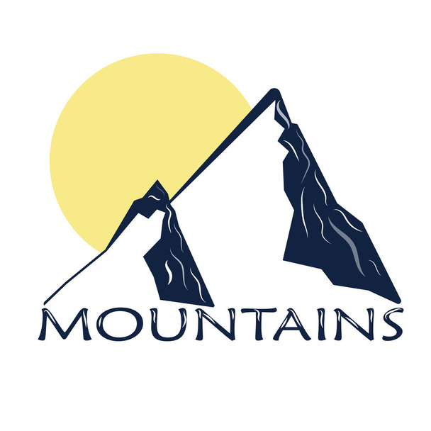 Βουνό διανυσματικά σχήματα - Διάνυσμα, εικόνα