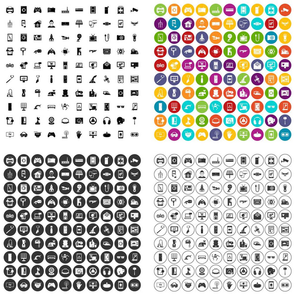 100 μηχανικής λογισμικού εικονίδια οριστεί παραλλαγή διάνυσμα - Διάνυσμα, εικόνα