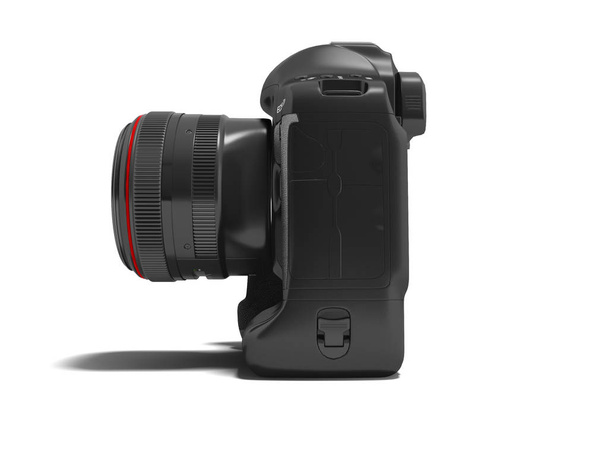 moderne Profi-Kamera für professionelle Aufnahmen mit Schwarz  - Foto, Bild