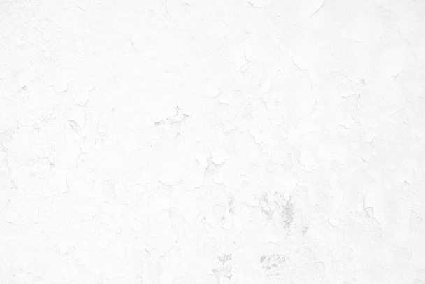 White Peeling Paint Concrete Wall Texture Background Suitable for Presentation and Web Templates with Space for Text. - Photo, Image