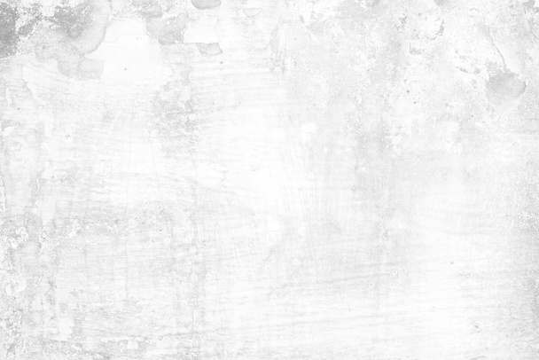 White Grunge Peeling Painted Concrete Texture Background. - 写真・画像