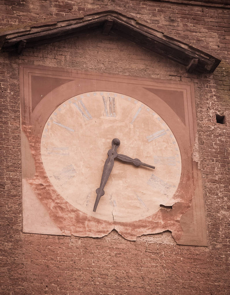 Uhrturm siena italien - Foto, Bild