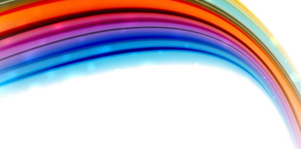 抽象的な流れる動き波液体色混合、抽象的な背景のベクトル - ベクター画像