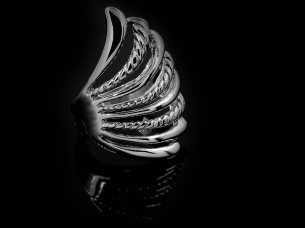 Jewelry ring - Stainless steel  - Photo, Image
