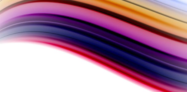 Gel gelée fluide fluide coulant couleurs de style arc-en-ciel liquide, vague fond abstrait, design moderne minimaliste coloré
 - Vecteur, image