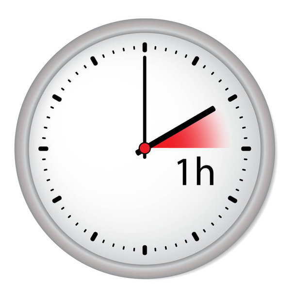 Ilustración para cambiar la hora de verano y la hora estándar
 - Vector, imagen