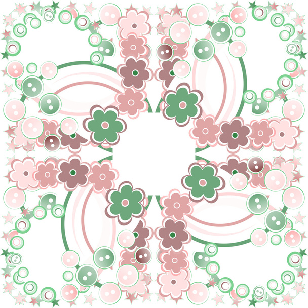 Abstract flower seamless pattern background - Foto, Imagen