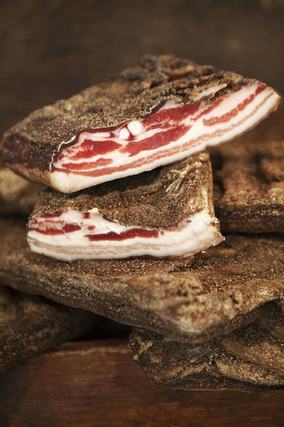 Morceaux de bacon
 - Photo, image