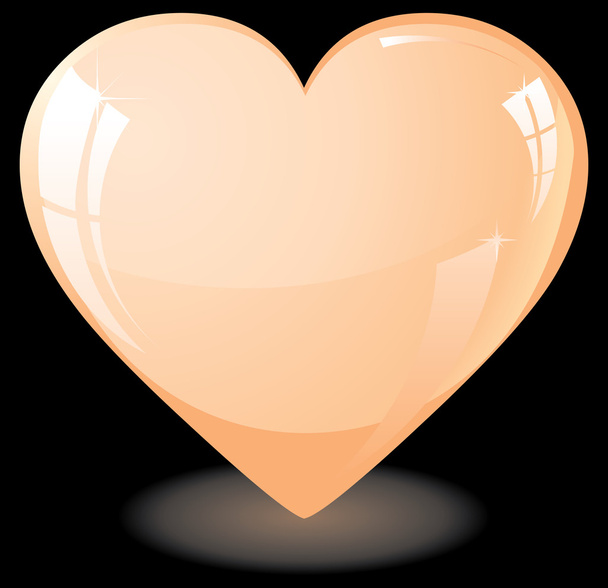Gently heart - Vector, Image