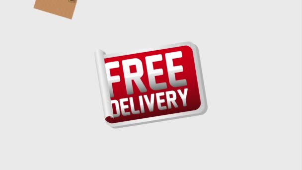 free delivery service - Footage, Video