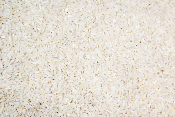 背景の白い生米食品のコンセプト. - 写真・画像
