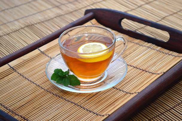 чашка чая лимон
 - Фото, изображение