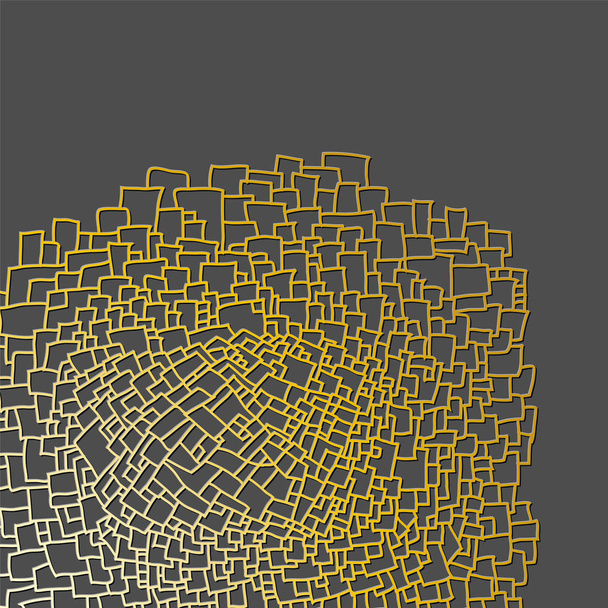 Vectorillustratie met abstracte splinters. - Vector, afbeelding