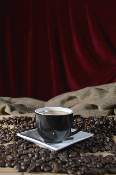 Kaffeetasse Bohnen - Foto, Bild