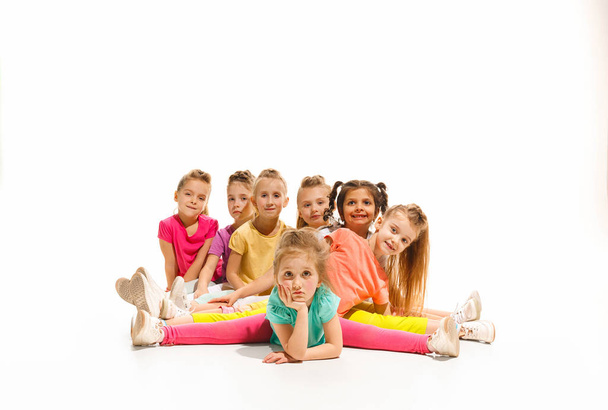 The kids dance school, ballet, hiphop, street, funky and modern dancers - Foto, Imagem