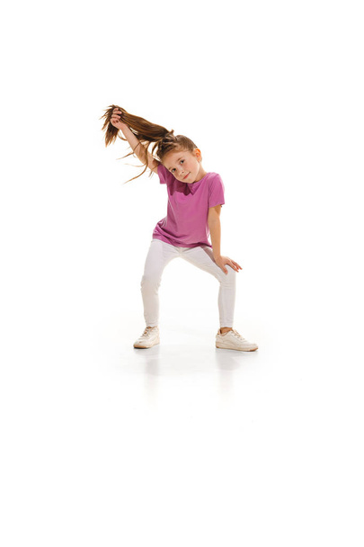 The kids dance school, ballet, hiphop, street, funky and modern dancers - Photo, Image