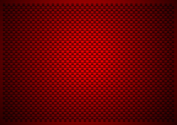 rode koolstof achtergrond - Vector, afbeelding