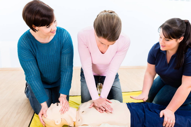 Group of women in first aid course - Photo, Image