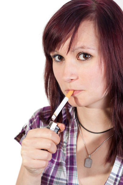 Smoking woman - Fotoğraf, Görsel
