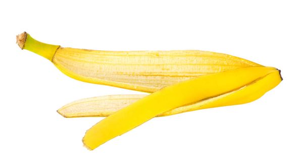 Бананова шкіра, ізольована на білому
 - Фото, зображення