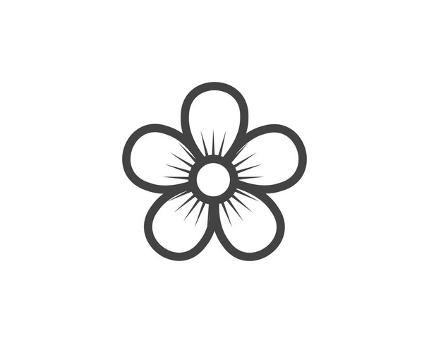 ジャスミンの花アイコン ・ ロゴ テンプレート - ベクター画像