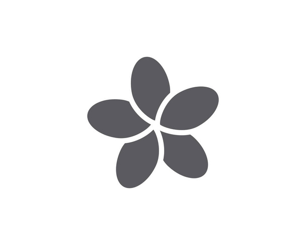 Jasmín květ ikonu logo šablona - Vektor, obrázek