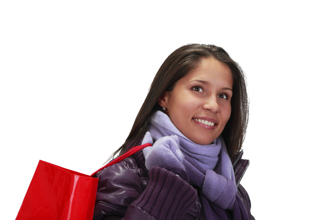 Woman with shopping bag - Foto, imagen