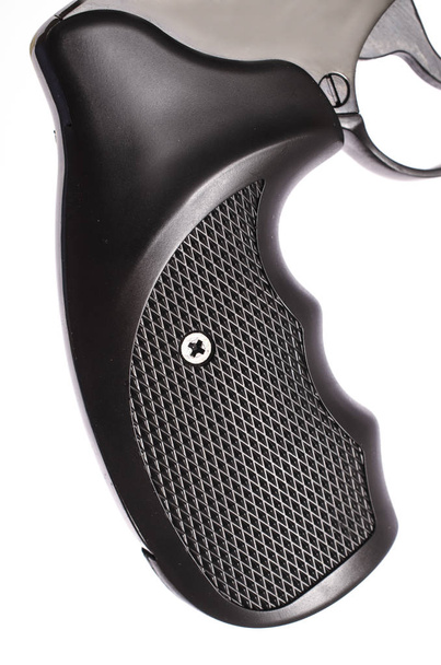 Černé plastové revolver popisovač izolované - Fotografie, Obrázek