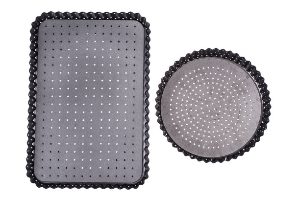 Metal perforated forms for baking - Photo, Image