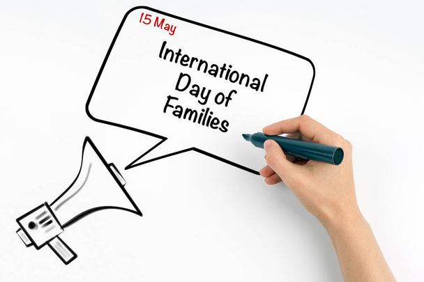 15. Mai Internationaler Tag der Familien - Foto, Bild