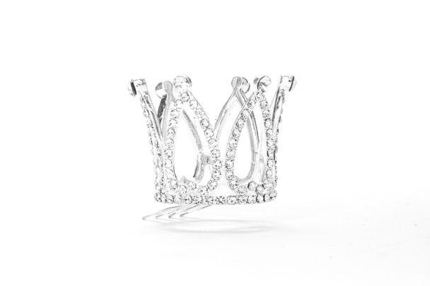 small crown isolated on a white background - Photo, Image