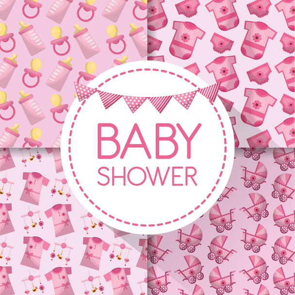 scheda doccia bambino - Vettoriali, immagini