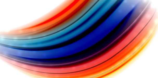 Abstrato fluindo onda de movimento, mistura de cores líquidas, vetor abstrato fundo
 - Vetor, Imagem
