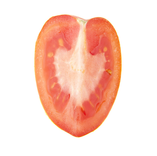 red juicy tomatoes isolated on white background - Foto, Imagem