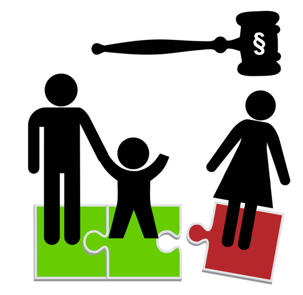 Mère perd la garde de son enfant. Le tribunal de la famille transfère la garde exclusive au père après le divorce
 - Photo, image