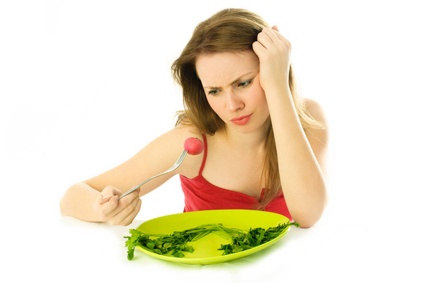 Young woman keeping a diet - Foto, Bild