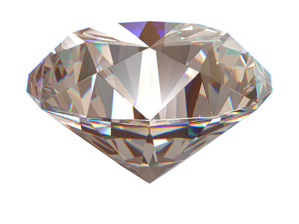 ダイヤモンド側面 3 d 図 - 写真・画像